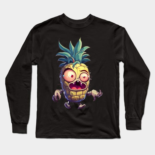 Zombie Pineapples - Mona Long Sleeve T-Shirt by CAutumnTrapp